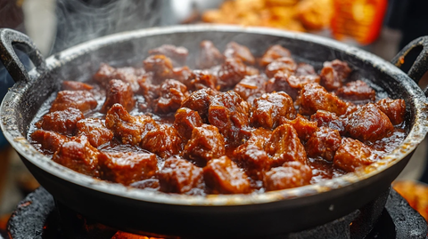 牛肉火锅烧烤美食