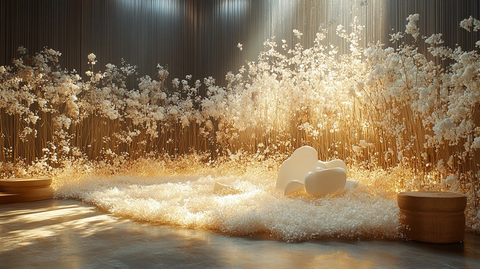 婚礼舞台花艺布置