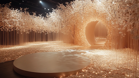 婚礼舞台花艺布置