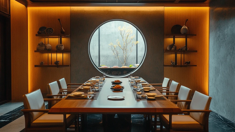 新中式包厢环境