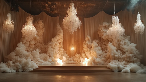 婚礼舞台吊灯中心装饰