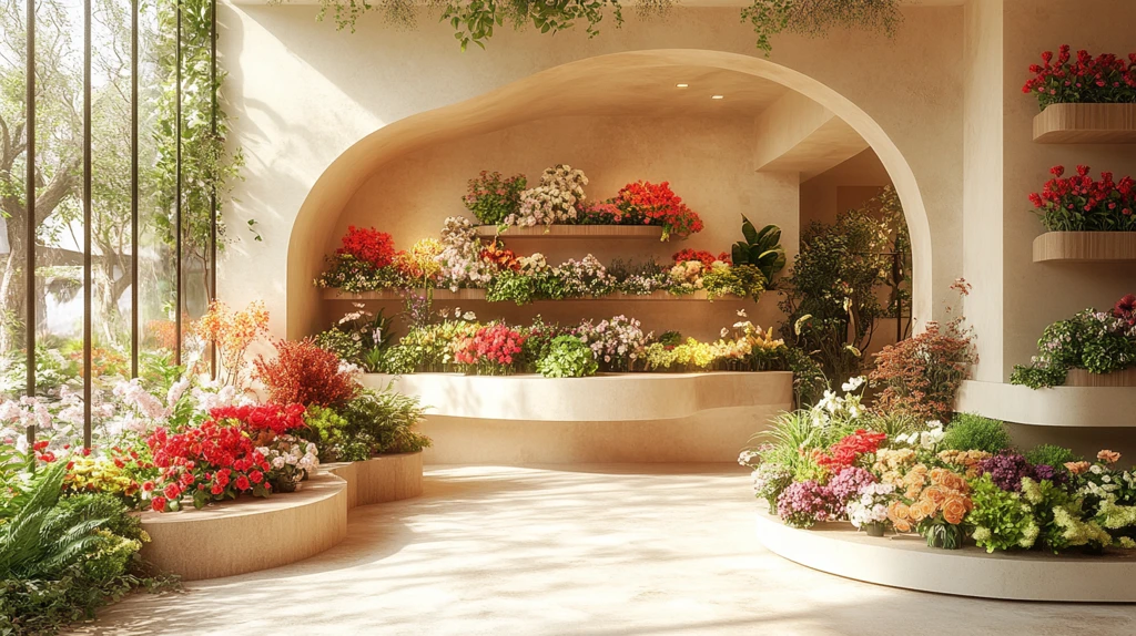 花店植物与花束