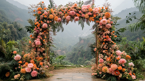 婚礼花拱门