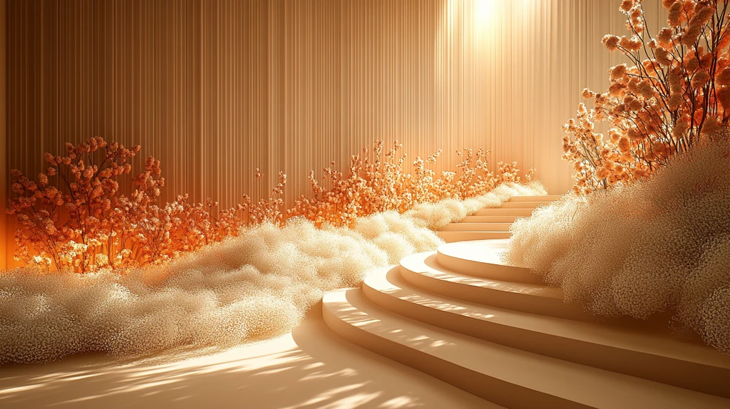 婚礼舞台花艺设计