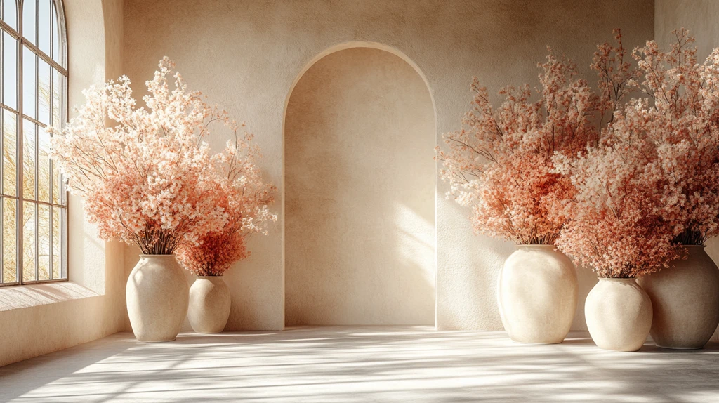 大花瓶与鲜花舞台