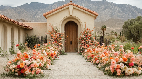 婚礼花艺户外拱门