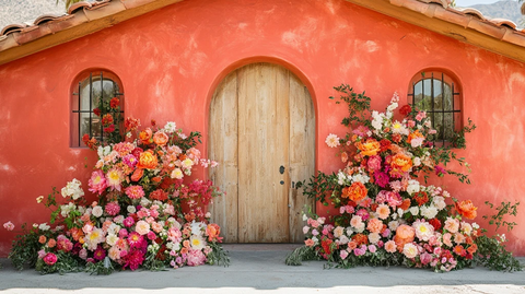 婚礼花艺户外拱门