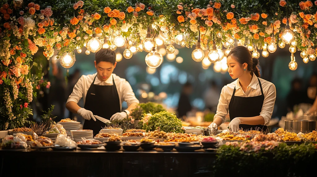 婚礼场地布置工作