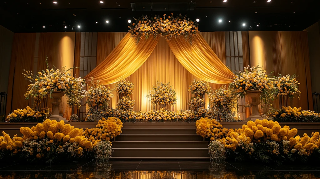 牧师感恩节舞台布置