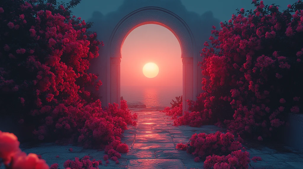 玫瑰色调蓝小时花边古典