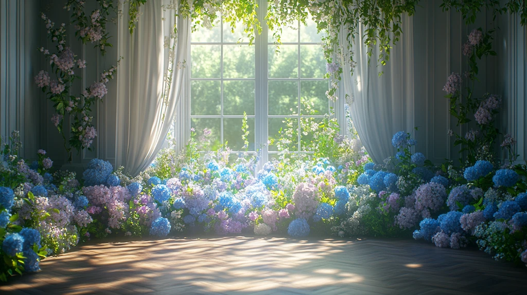 奢华婚礼背景摄影