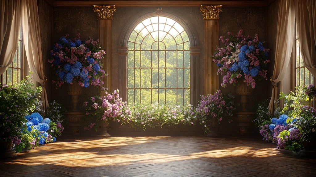 奢华婚礼背景摄影