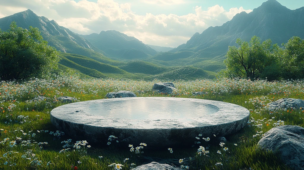 草原上的圆形舞台