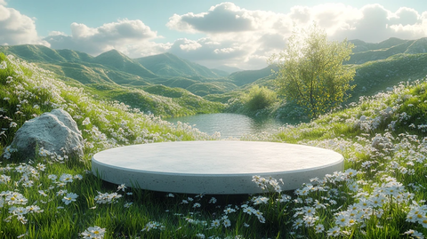 草原上的圆形舞台