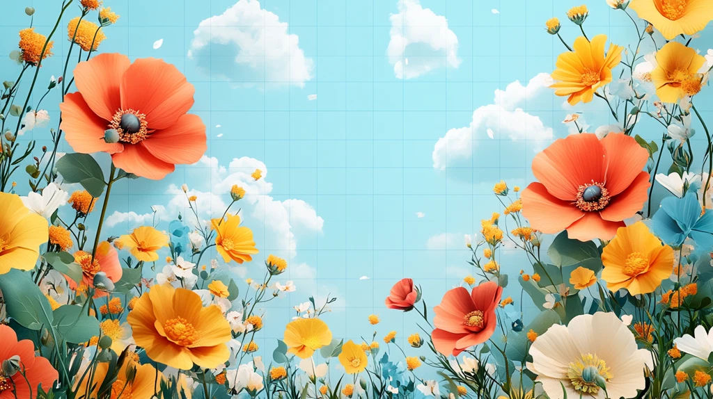 空矩形框背景图