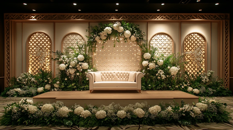 绿植花卉装饰舞台