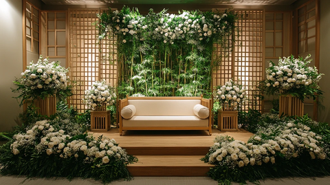 绿植花卉装饰舞台