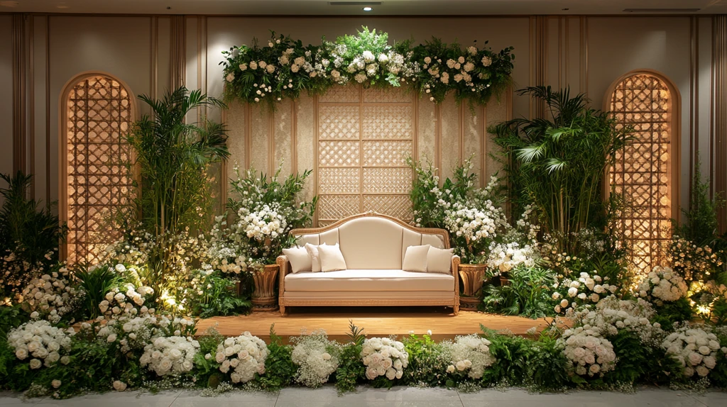 绿植花卉装饰舞台