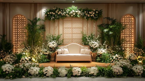 绿植花卉装饰舞台