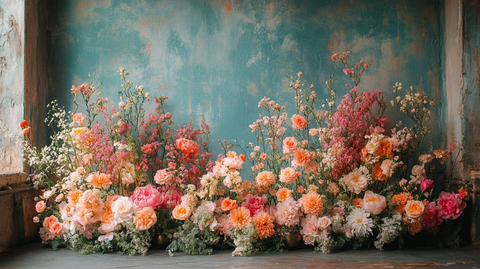 夕阳下交换戒指