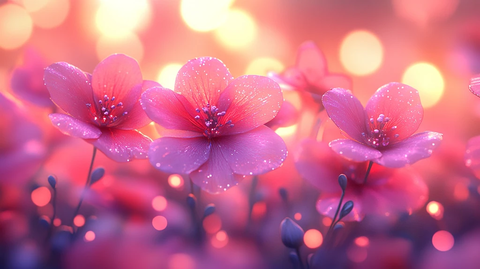 红磨坊表演中的花朵