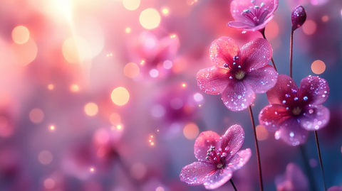 红磨坊表演中的花朵