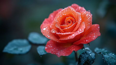 玫瑰花园中的自然美