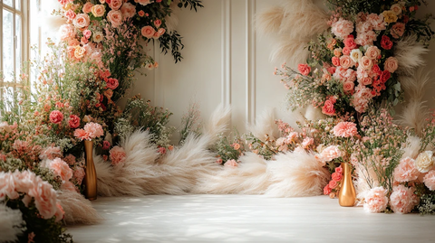 波西米亚婚礼摄影背景