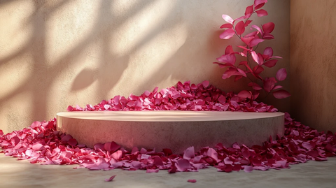 塑料讲台玫瑰花瓣