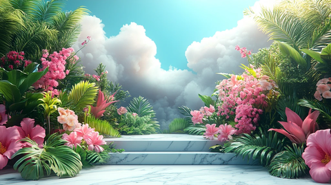 云中大理石展示台