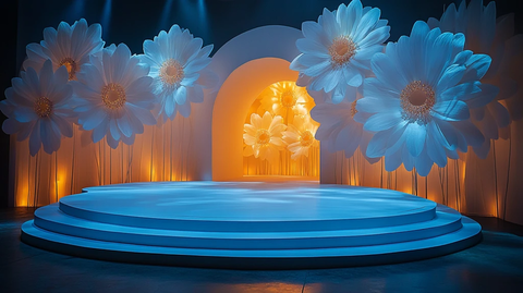 白色LED舞台花环装饰