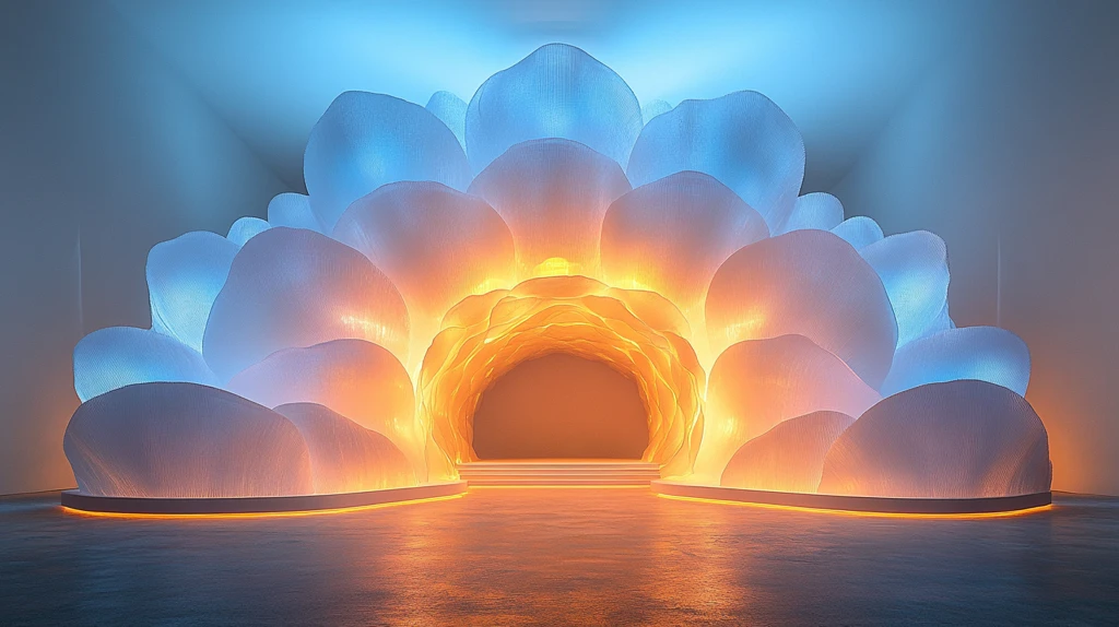 白色LED舞台花环装饰