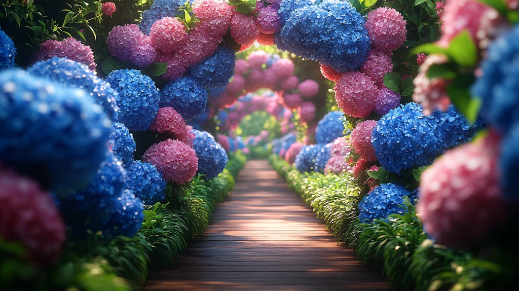 花园小径与花海