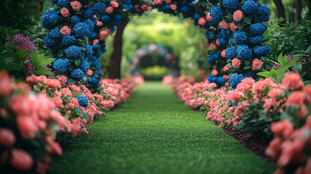 花园小径与花海