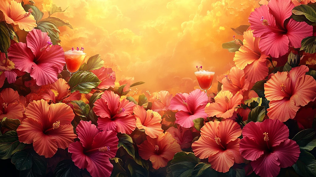 夏日派对邀请背景