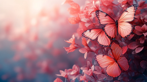 蝴蝶创意摄影背景