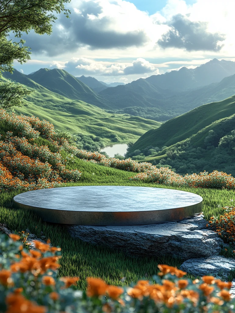 草原上的圆形舞台