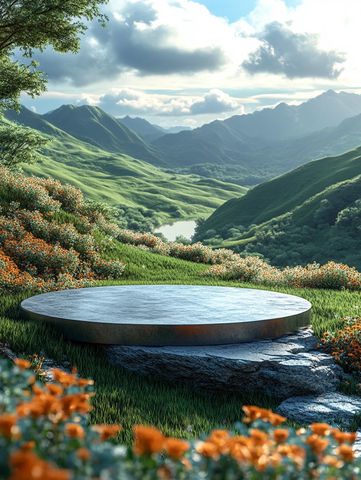 草原上的圆形舞台