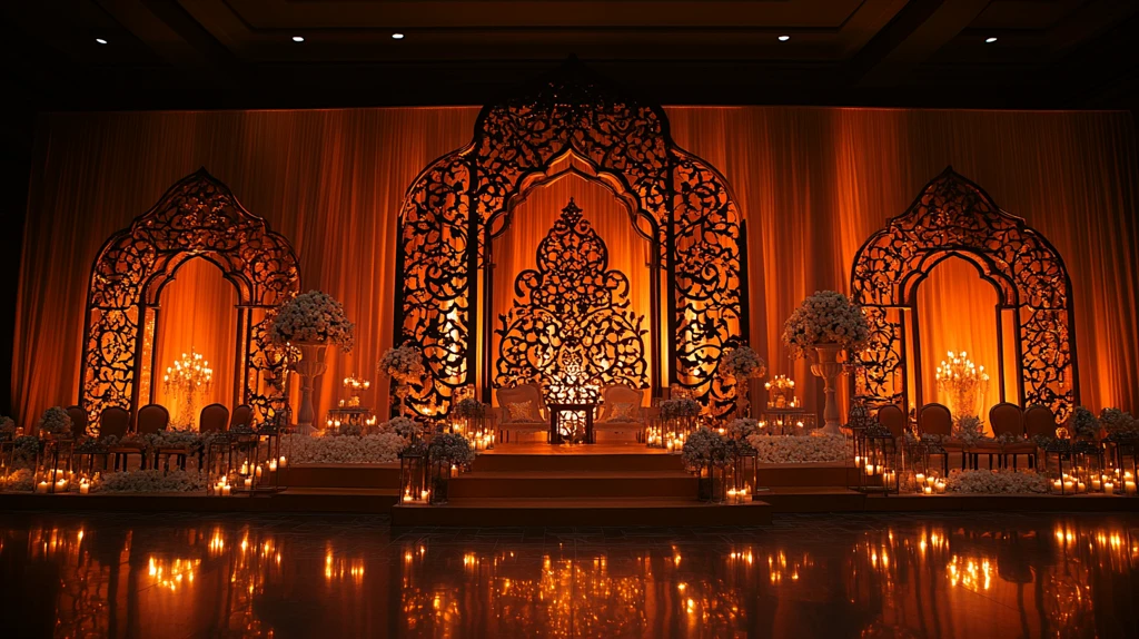 黑金透明舞台结构