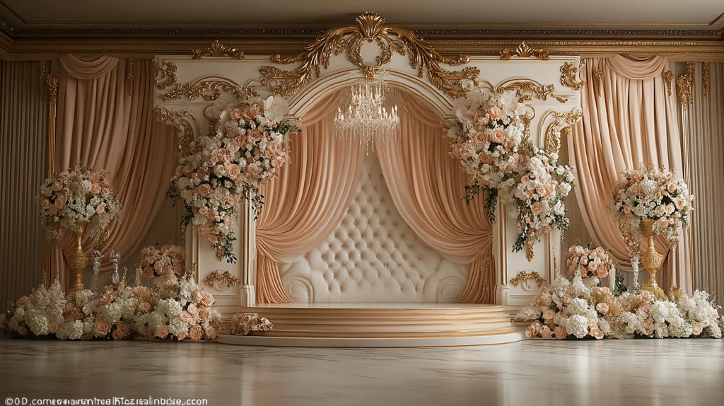 婚礼舞台背景
