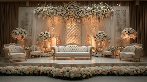 奢华婚礼舞台装饰