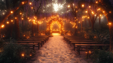 松林婚礼仪式场地