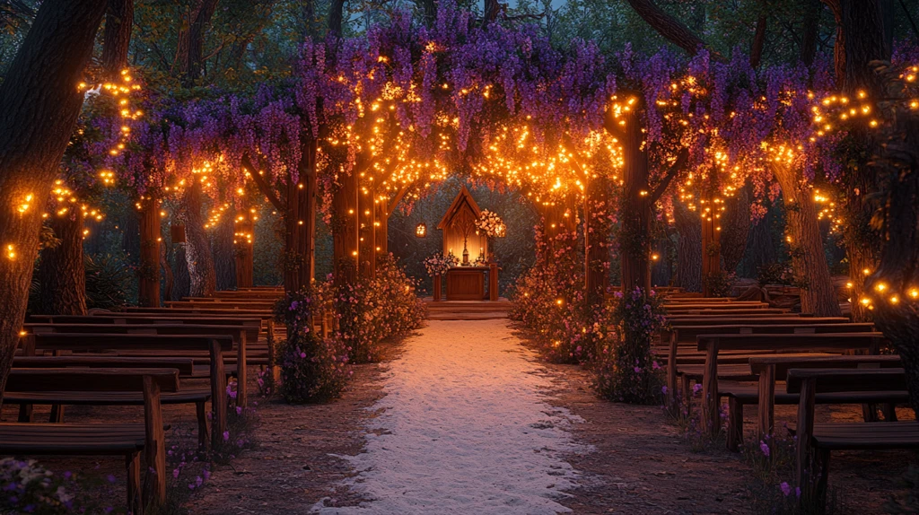 松林婚礼仪式场地