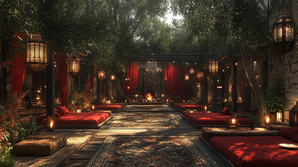 婚礼邀请在户外花园