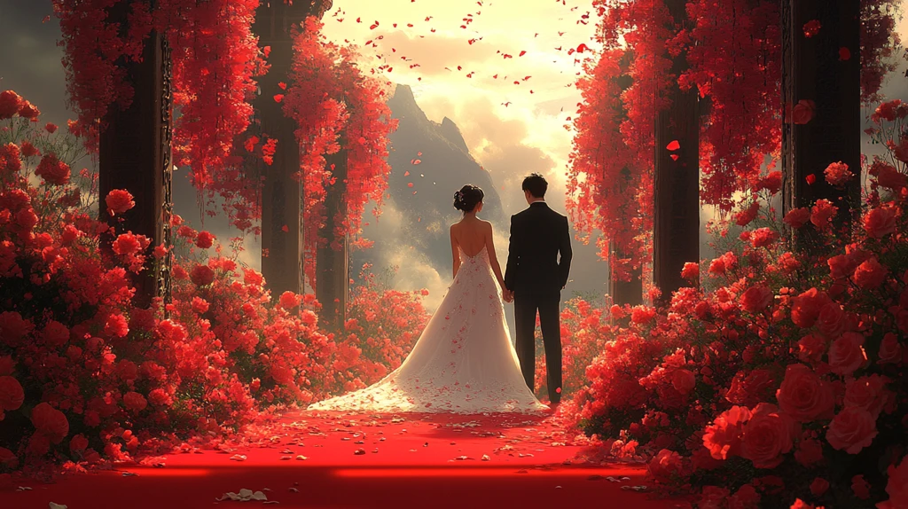 新娘新郎婚礼现场