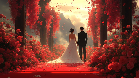 新娘新郎婚礼现场