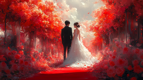 新娘新郎婚礼现场