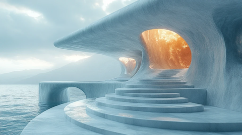 未来主义婚礼邀请