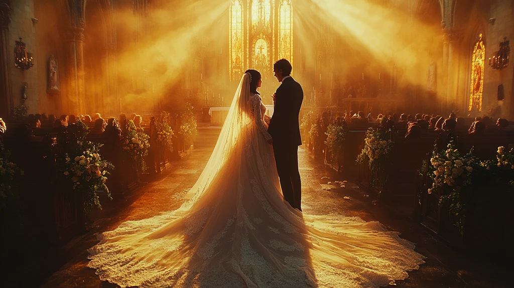 传统大教堂婚礼