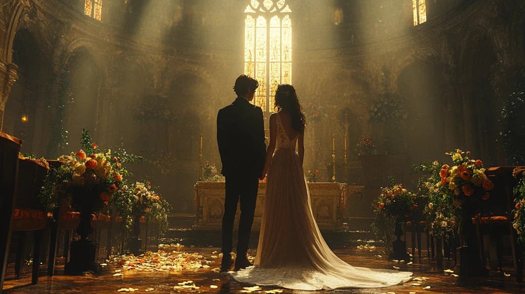 传统大教堂婚礼